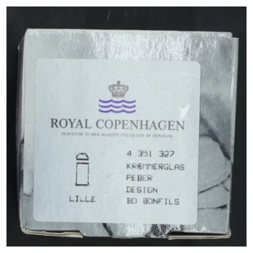 Royal Copenhagen krydderiglas (str. 11x6 cm)