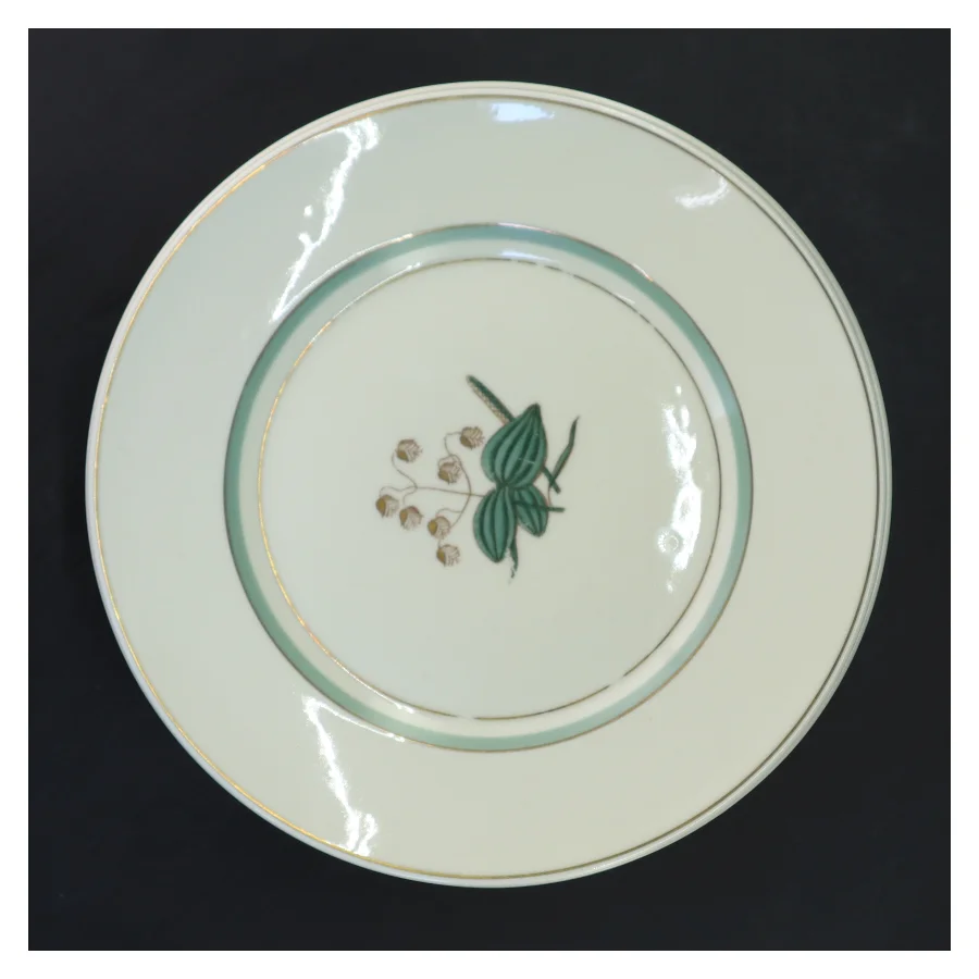 Sæt med 6 frokost tallerkener Hjertegræs, Royal Copenhagen (str. 6 stk Ø 22 cm) fra Royal Copenhagen