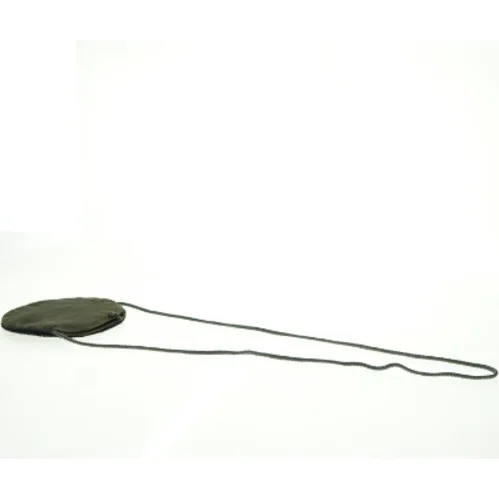 Rund perletaske med kæde (str. 16 cm)