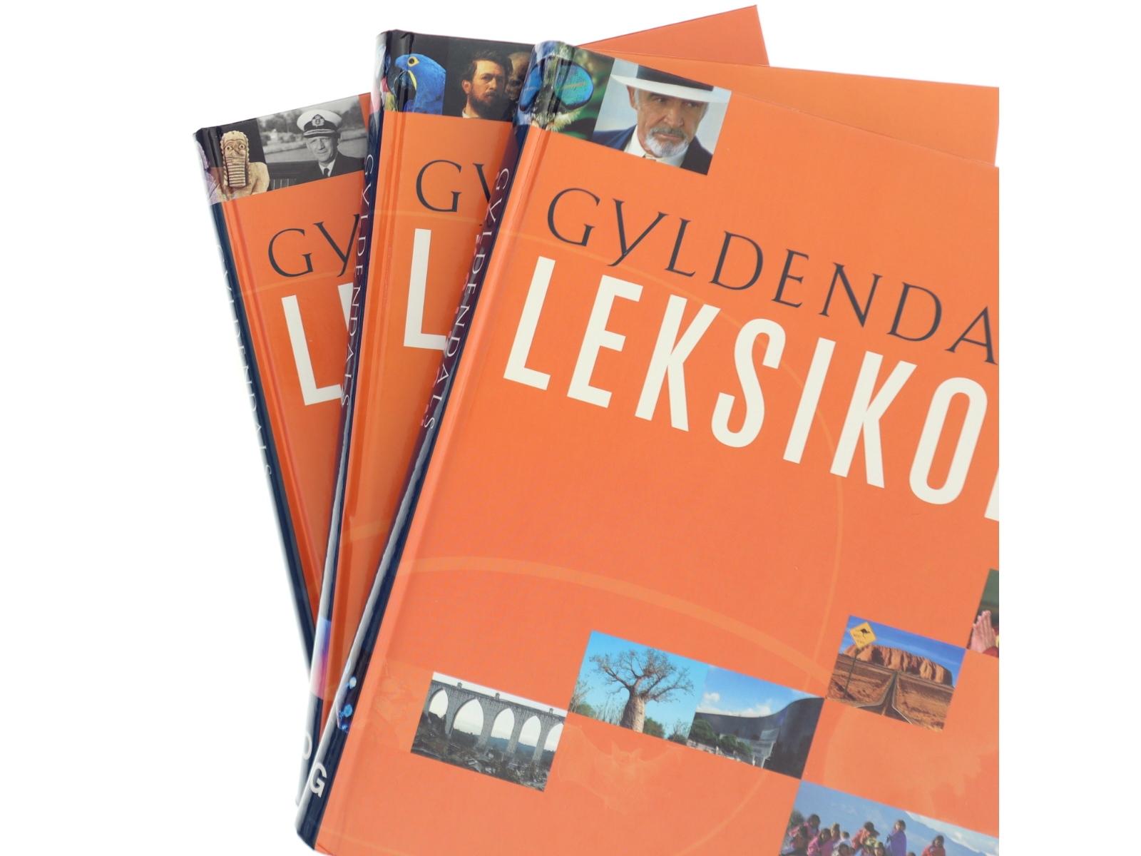 Gyldendals leksikon komplet 3 bind