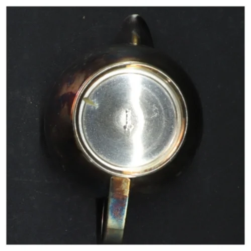 Sølvplet flødekande