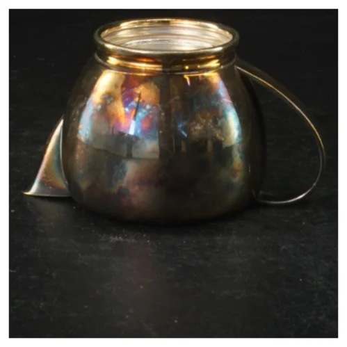 Sølvplet flødekande