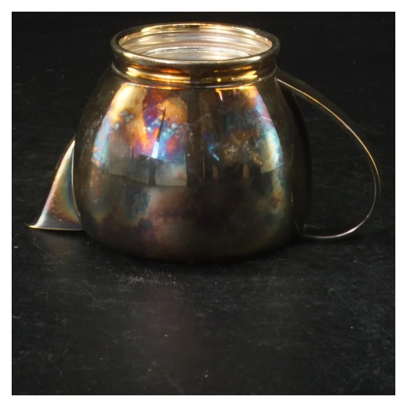 Sølvplet flødekande