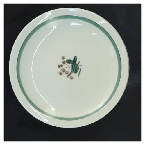 6 frokost tallerkener, Hjertegræs, Royal Copenhagen (str. 6 stk Ø 17,5 cm) fra Royal Copenhagen