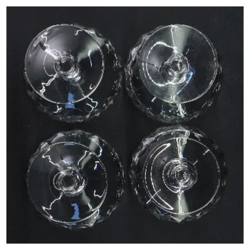 Champagneglas sæt (str. 4 stk Ø 9 cm længde 12 cm)