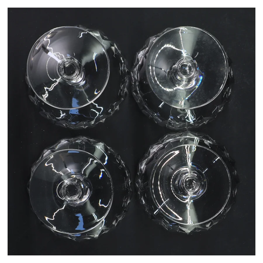 Champagneglas sæt (str. 4 stk Ø 9 cm længde 12 cm)