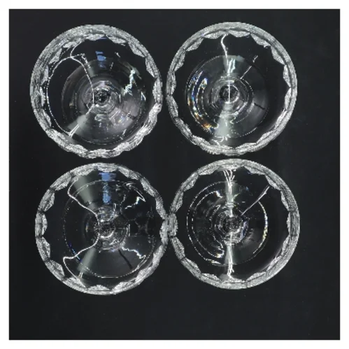 Champagneglas sæt (str. 4 stk Ø 9 cm længde 12 cm)