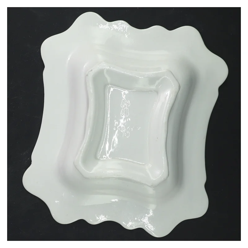 Gustavberg Blå Blom skål (str. 19,5x17x3,5 cm)