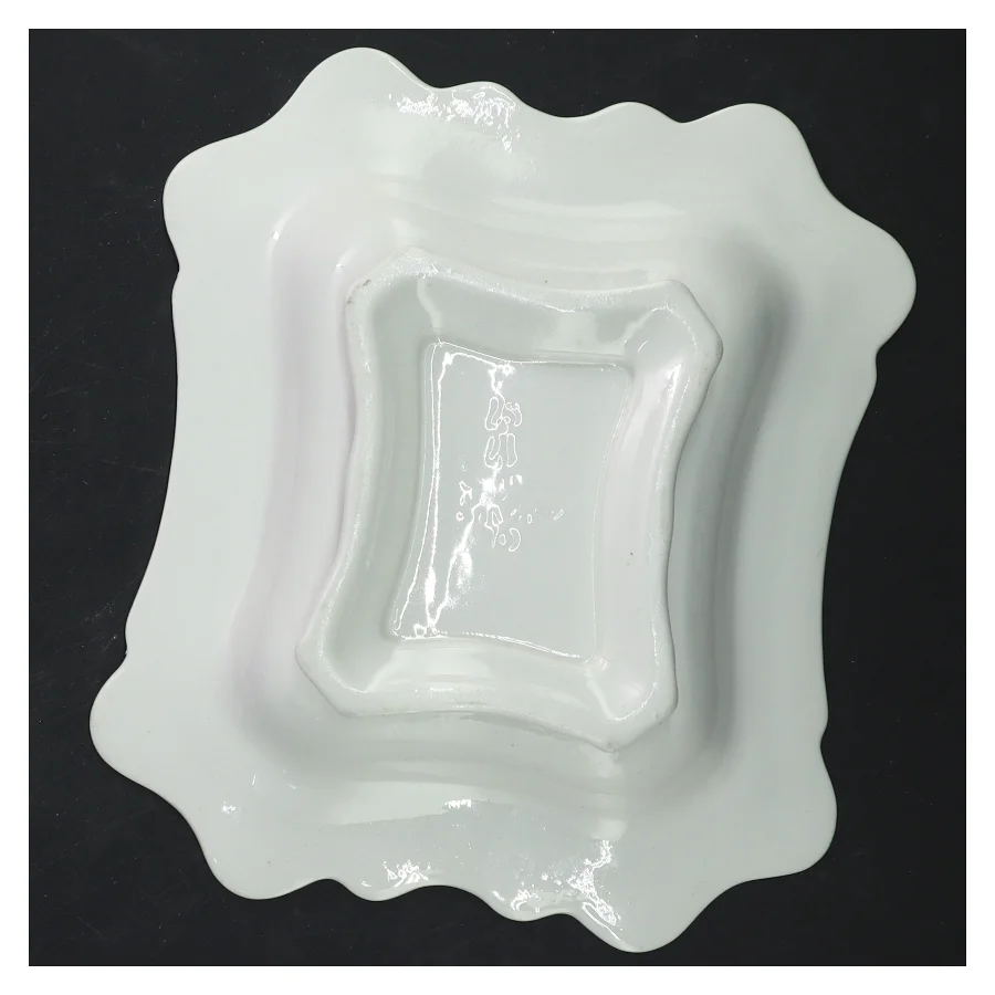 Gustavberg Blå Blom skål (str. 19,5x17x3,5 cm)