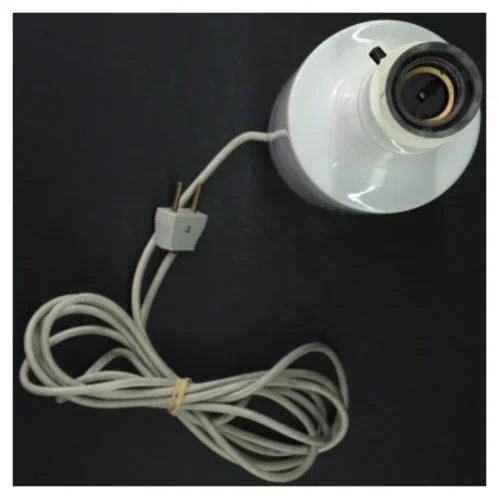 Porcelænslampe med skibsmotiv fra Royal Copenhagen (str. H. 33 cm ø. 10 cm)