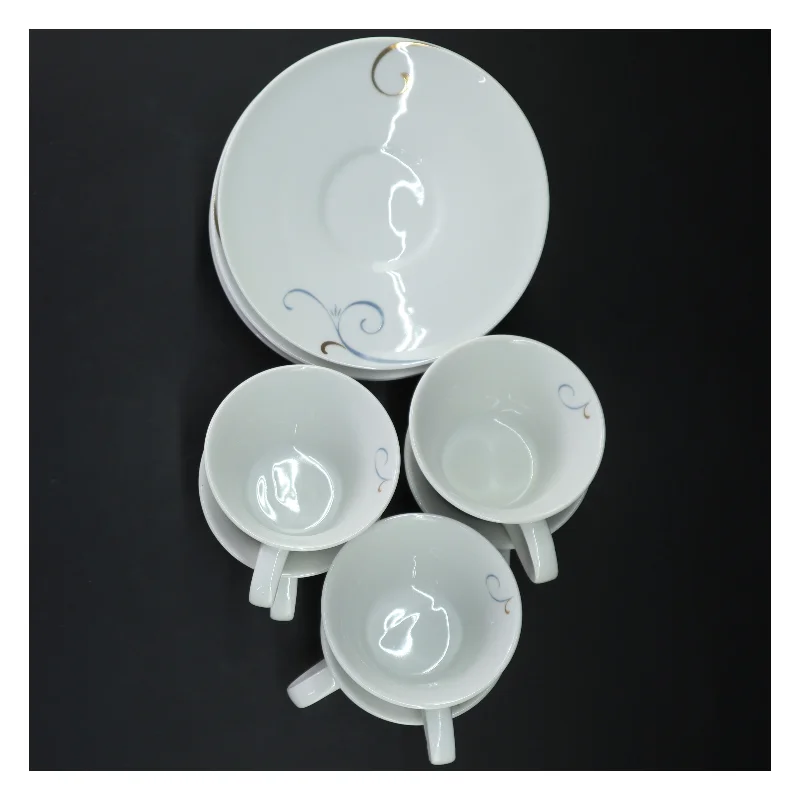 Fyrklöveren Victoria kopper og underkopper (str. ø 16 cm, 6 stykx cm)