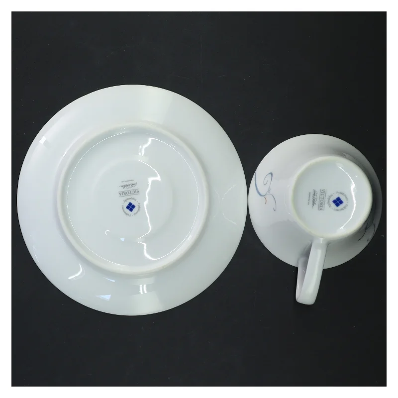 Fyrklöveren Victoria kopper og underkopper (str. ø 16 cm, 6 stykx cm)