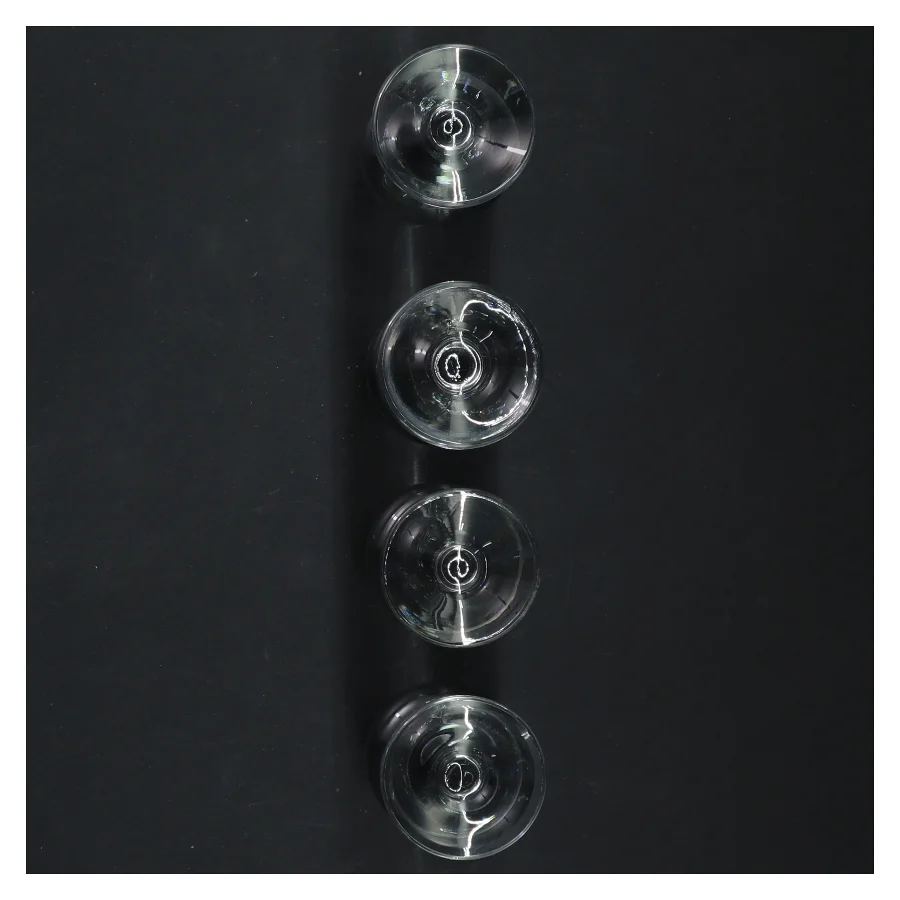 Holmegaard Atlantic stort snapeseglas (4 stk. 9 cm)