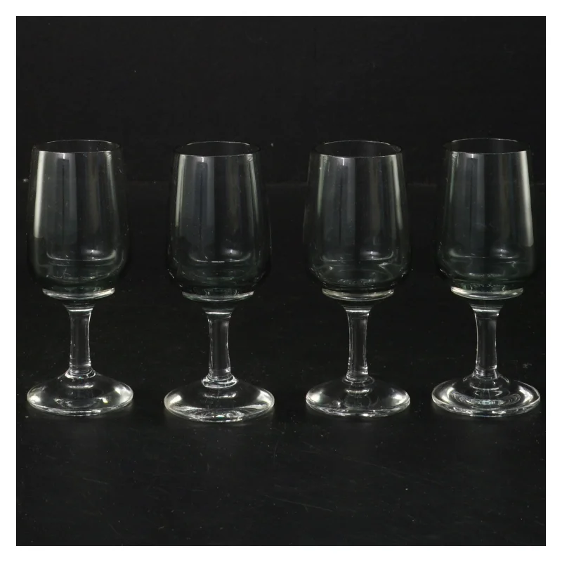 Holmegaard Atlantic stort snapeseglas (4 stk. 9 cm)