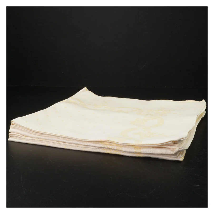 Dug samt servietter vintage (str. 55 x 55 cm)