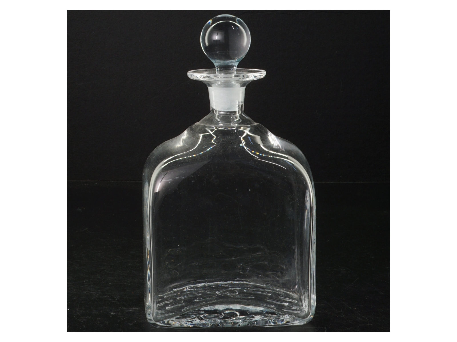 Glas karaffel med prop (str. Kl. 10:00 cm)