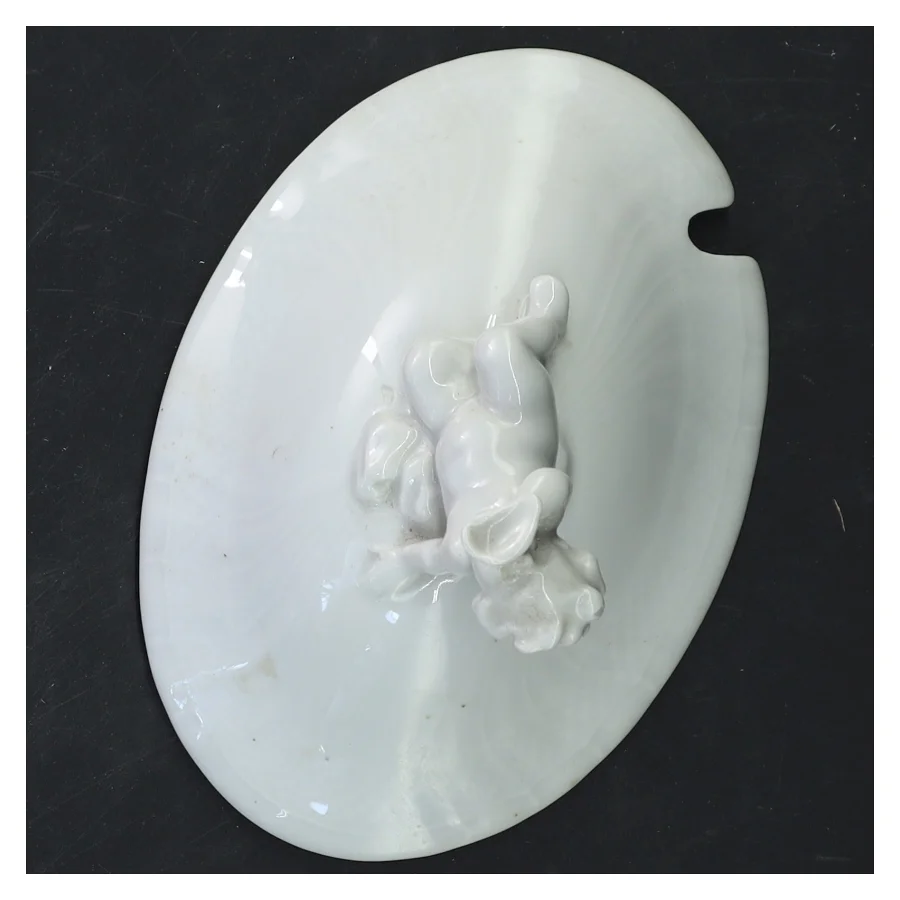 Royal Copenhagen låg til terrin (str. 16x10 cm)