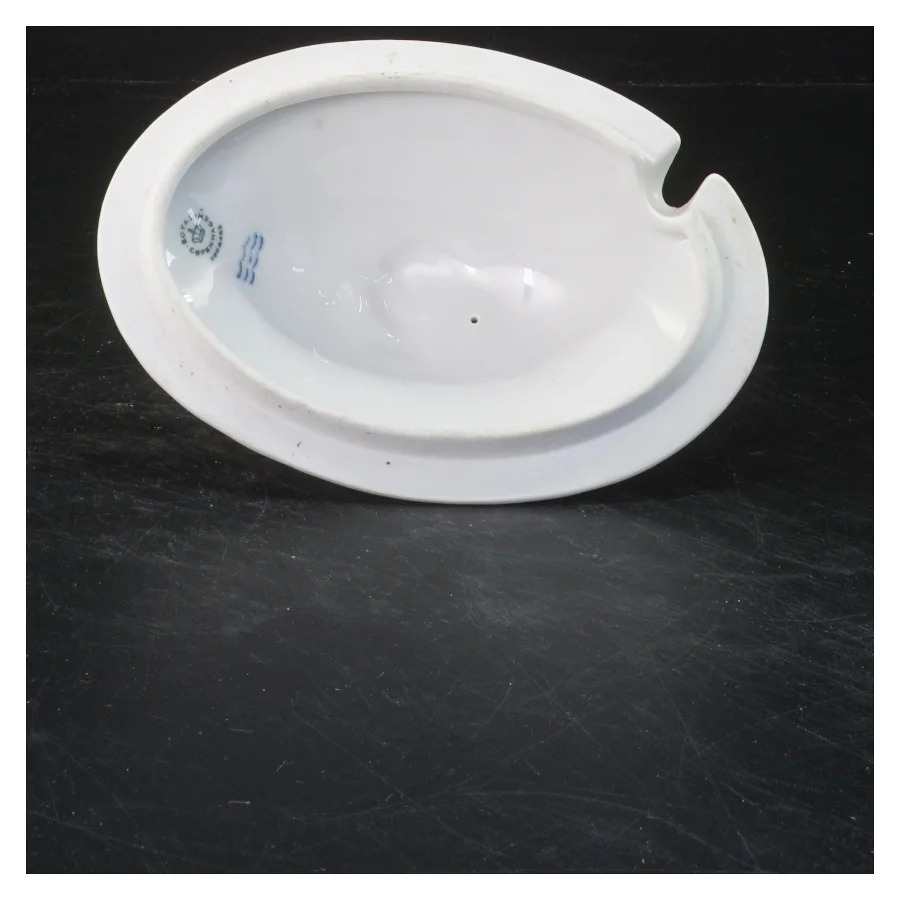 Royal Copenhagen låg til terrin (str. 16x10 cm)