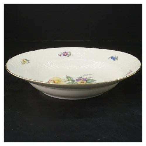 B&G Saksisk Blomst dyb tallerken (str. Ø 24 cm)