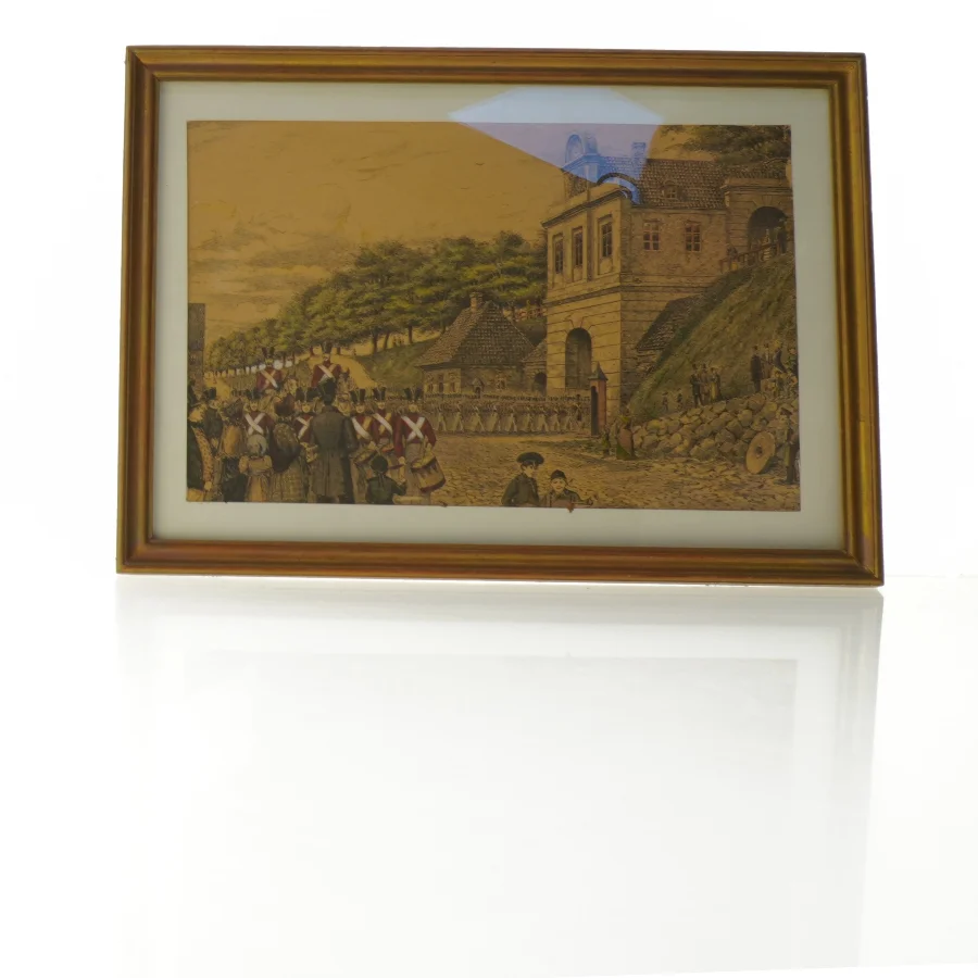 Indrammet historisk tryk Franz Sedivy (str. 36,5 x 26,5 cm)