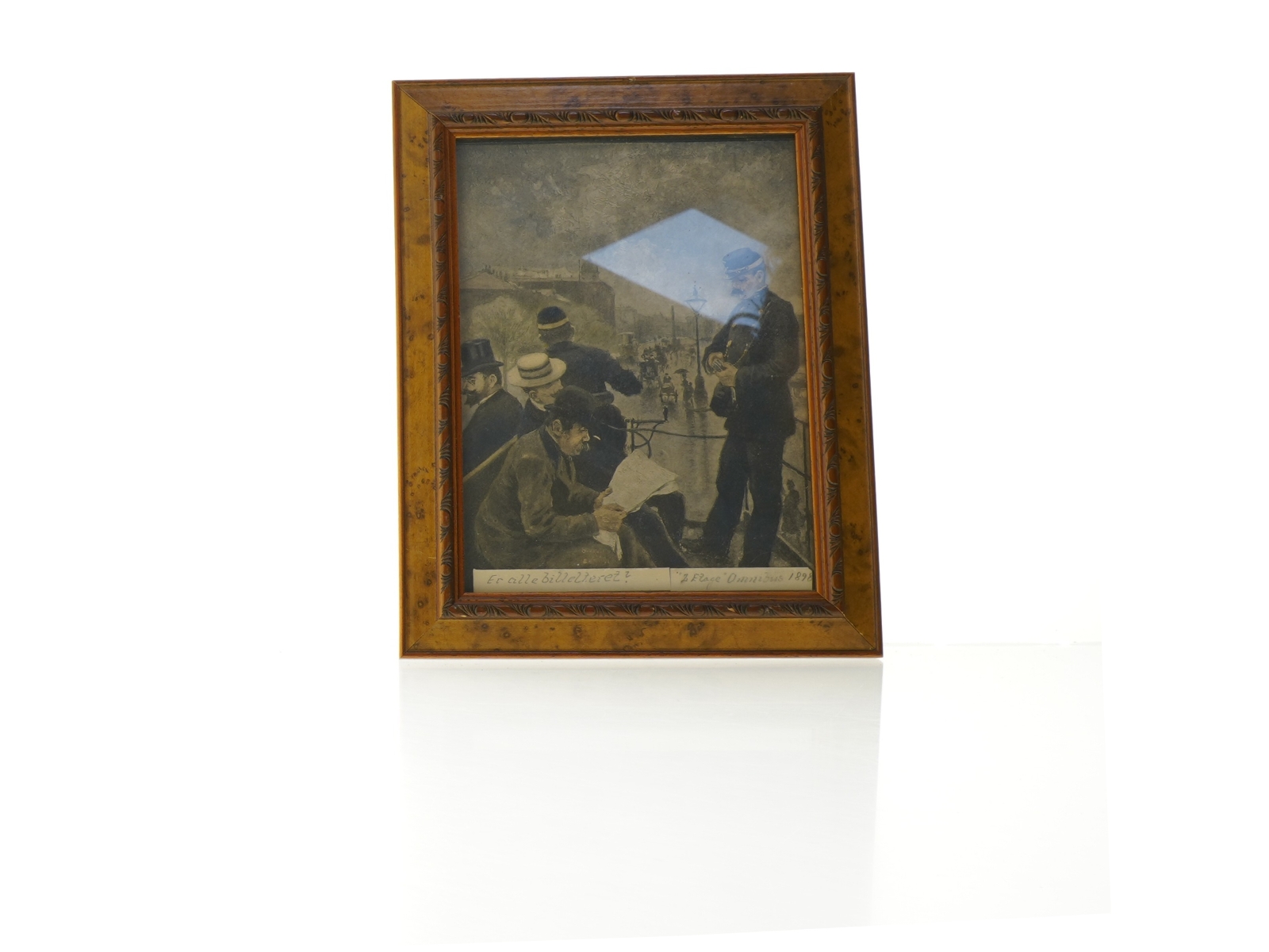 Indrammet tryk (str. 30,5 x 25,5 cm)
