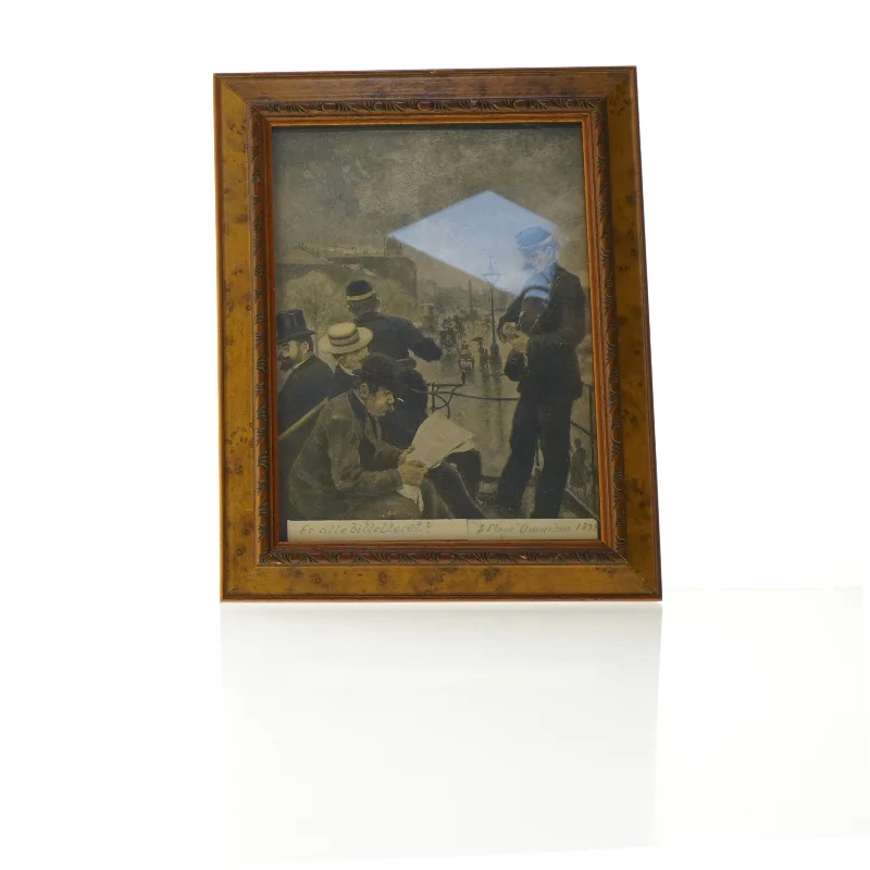 Indrammet tryk (str. 30,5 x 25,5 cm)