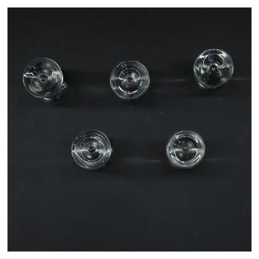 5 stk. Holmegaard Atlantic snapseglas (str. 5 stk Ø 3,5 cm længde 9,5 cm)