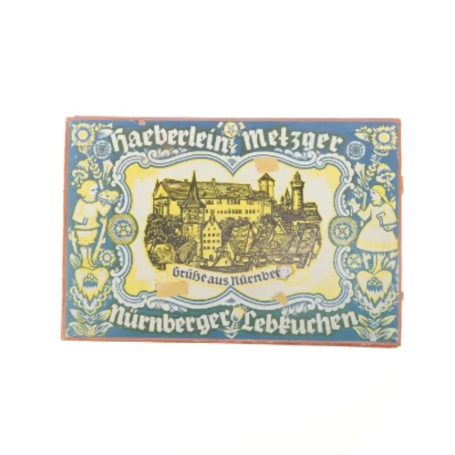 Serviet samling i Haberlein Lebkuchen æske