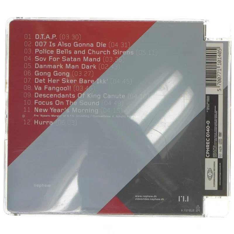 CD Album: Danmark/Denmark af Nephew fra Nephew