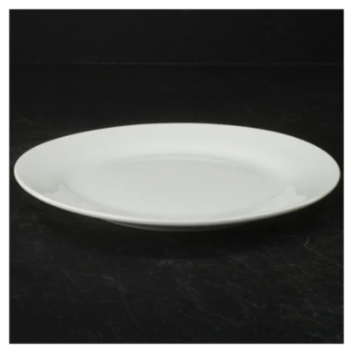 Hvid tallerken (str. 19,5 cm)
