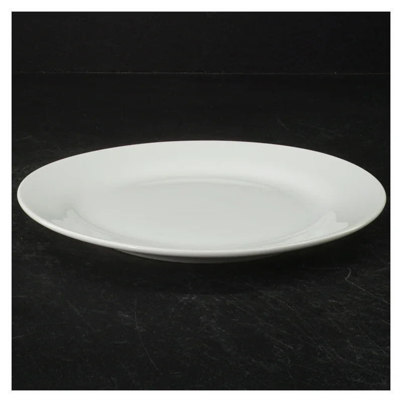 Hvid tallerken (str. 19,5 cm)
