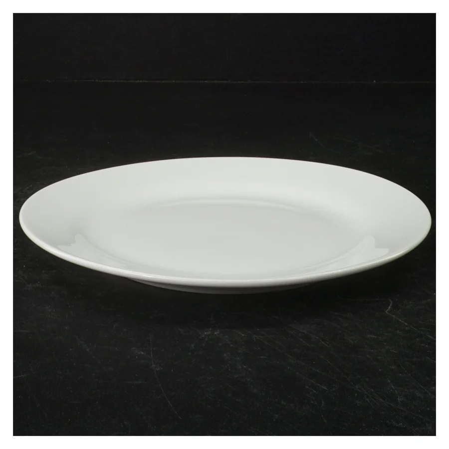 Hvid tallerken (str. 19,5 cm)