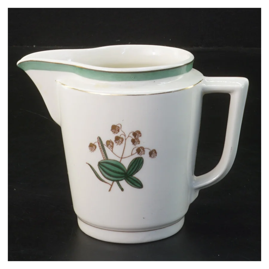 Porcelæns flødekande Hjertegræs, Royal Copenhagen (str. 10 cm) fra Royal Copenhagen