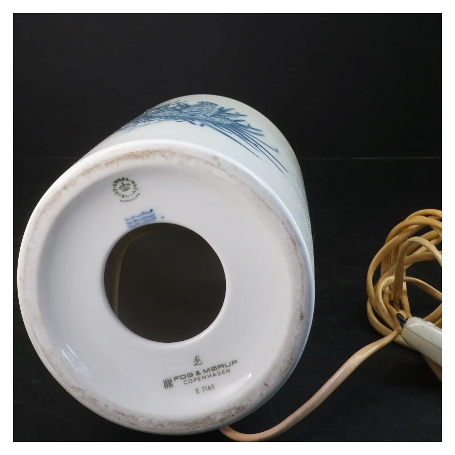 Keramisk lampe, Fog & Mørup fra Royal Copenhagen (str. 52x13 cm)