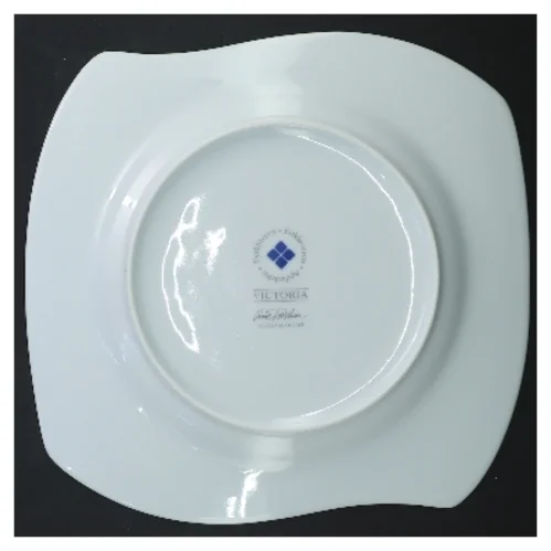 Fyrklövern Victoria tallerkner (str. Ø 22 cm)