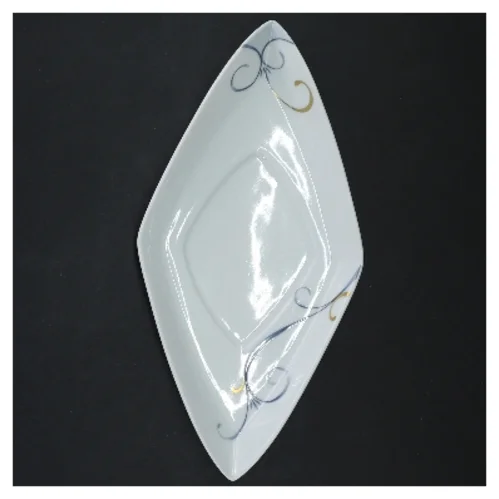 Firklöveren Victoria sauceskål samt underskål (str. 24 cm)