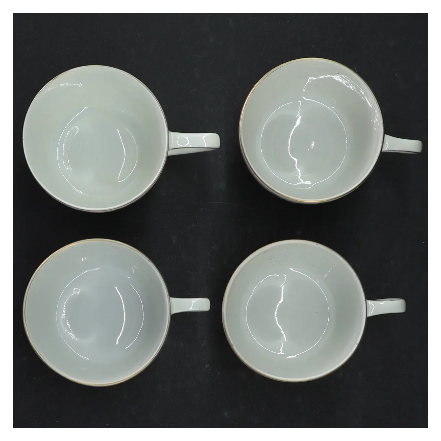 KPM porcelæn kaffestel fra KPM (str. Ø. 12,5 cm. h 6 cm. ø. 6,5 cm)