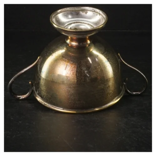 Vintage plet sukkerkop med håndtag (str. Ø. 10 cm)