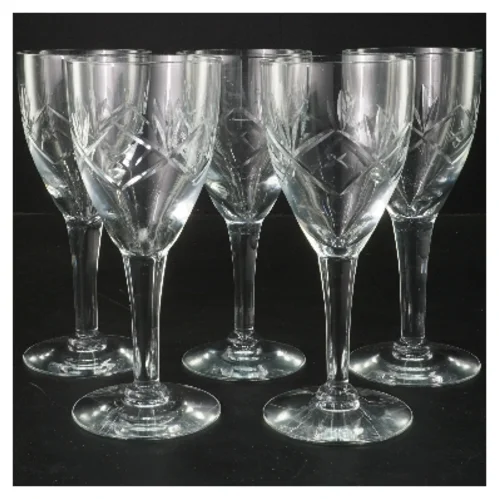 Sæt af 5 Ulla glas (str. 5 stk Ø 7,5 cm længde 17,5 cm)