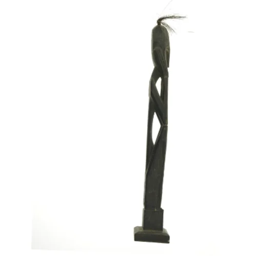 Afrikansk træfigur (str. 65 x 12 cm)