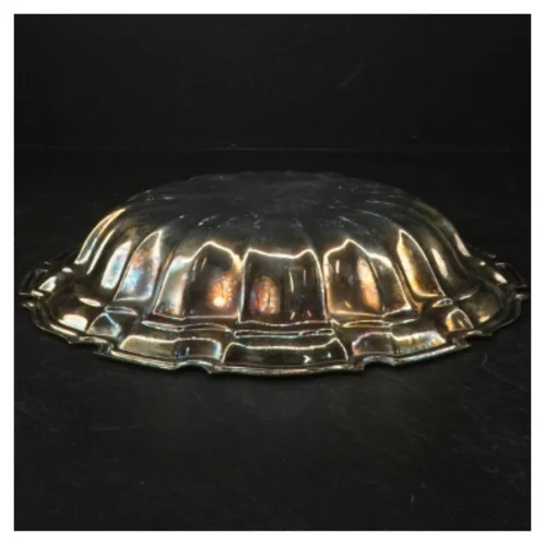 Sølvplet fad (str. 27 cm)