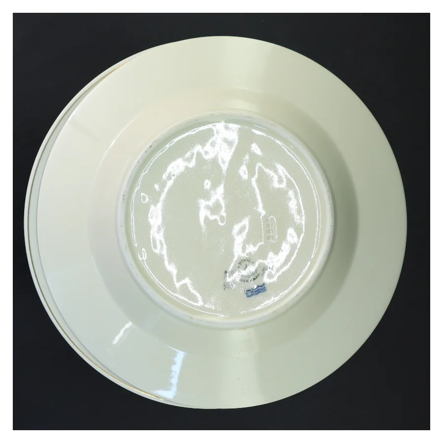 Sæt af 6 dybe tallerkener Hjertegræs, Royal Copenhagen(str. 6 stk Ø 25 cm) fra Royal Copenhagen (str. 6 stk Ø 25 cm)