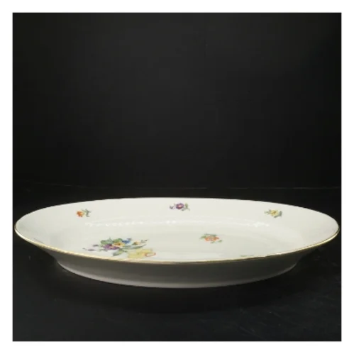 B&G saksisk blomst stort stegefad (str. 40x28 cm)