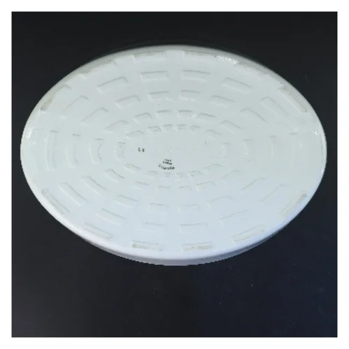 Rund hvid porcelænsfad fra Pillivuyt (str. 37,5x27 cm)