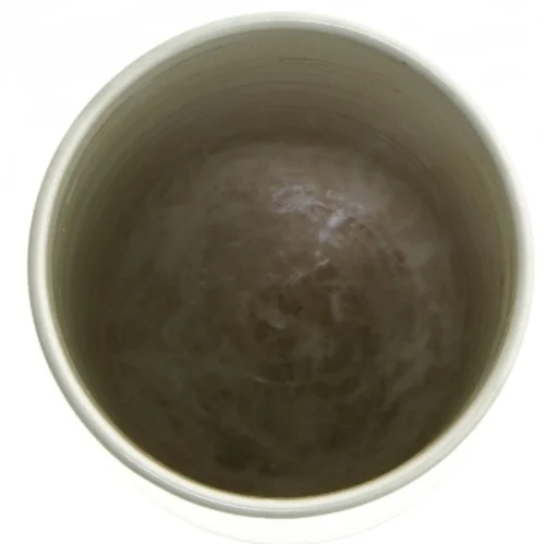 Cylindrisk keramikvase fra Bahne (str. Ø. 8 cm. længde. 17 cm)