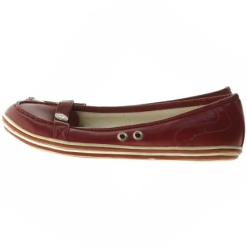 Røde læder loafers fra Skills (str. 38)