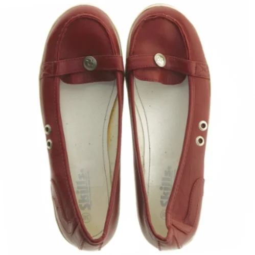 Røde læder loafers fra Skills (str. 38)
