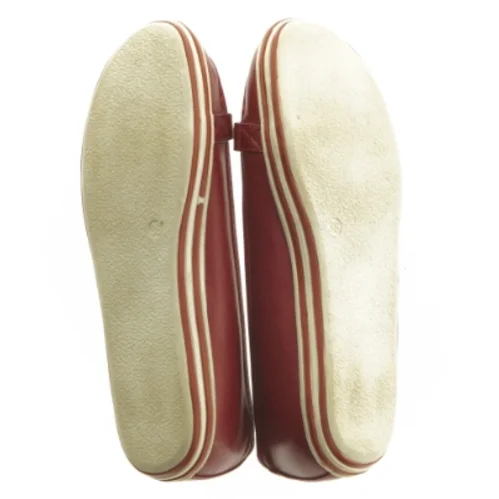 Røde læder loafers fra Skills (str. 38)