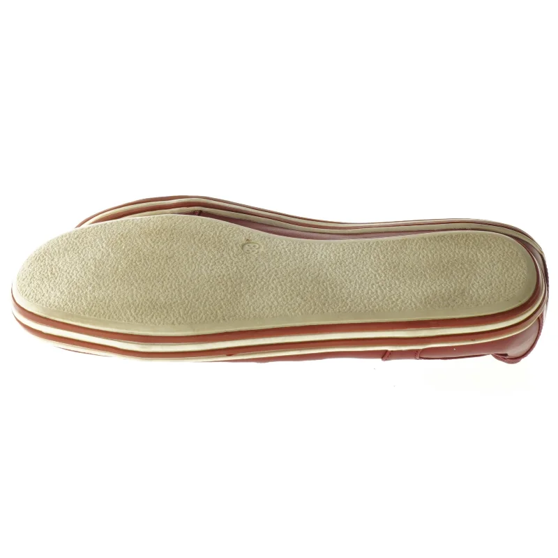 Røde læder loafers fra Skills (str. 38)