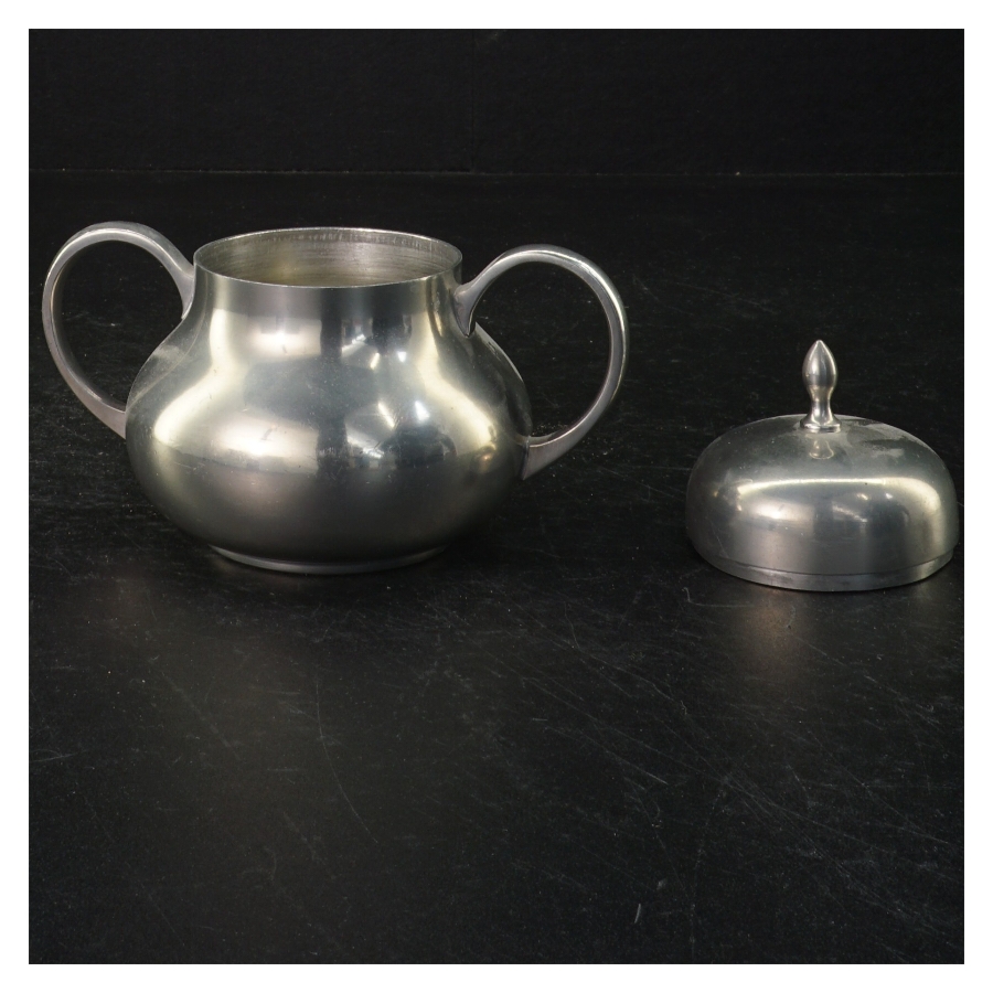 Hollandsk tin sukkerskål 